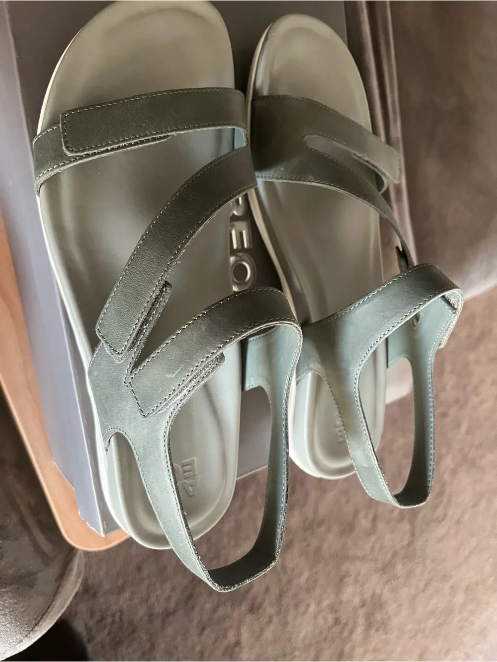Abeo Oasis Grey Strappy Sport Sandals